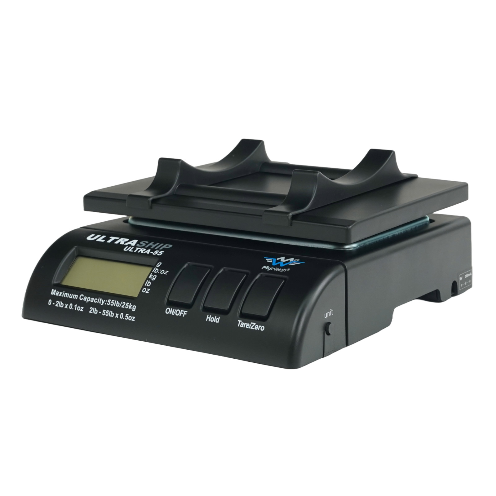 My Weigh Ultraship 55 Postal Scale Black with Power Supply Adapter SCMULTRA55BK