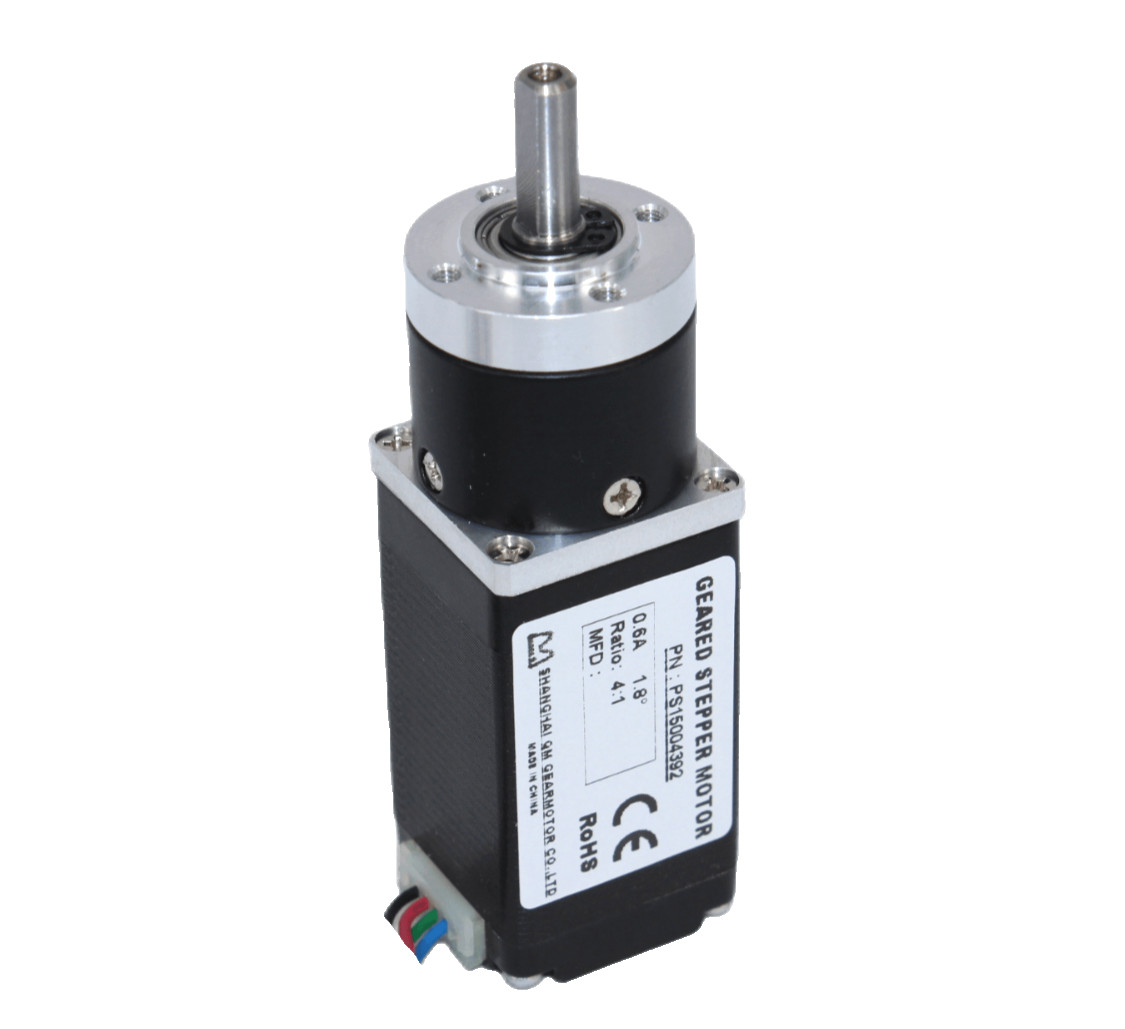 PL28 Planetary Gearbox NEMA 11 Stepper Motor 0.6A Ratio 3~100:1