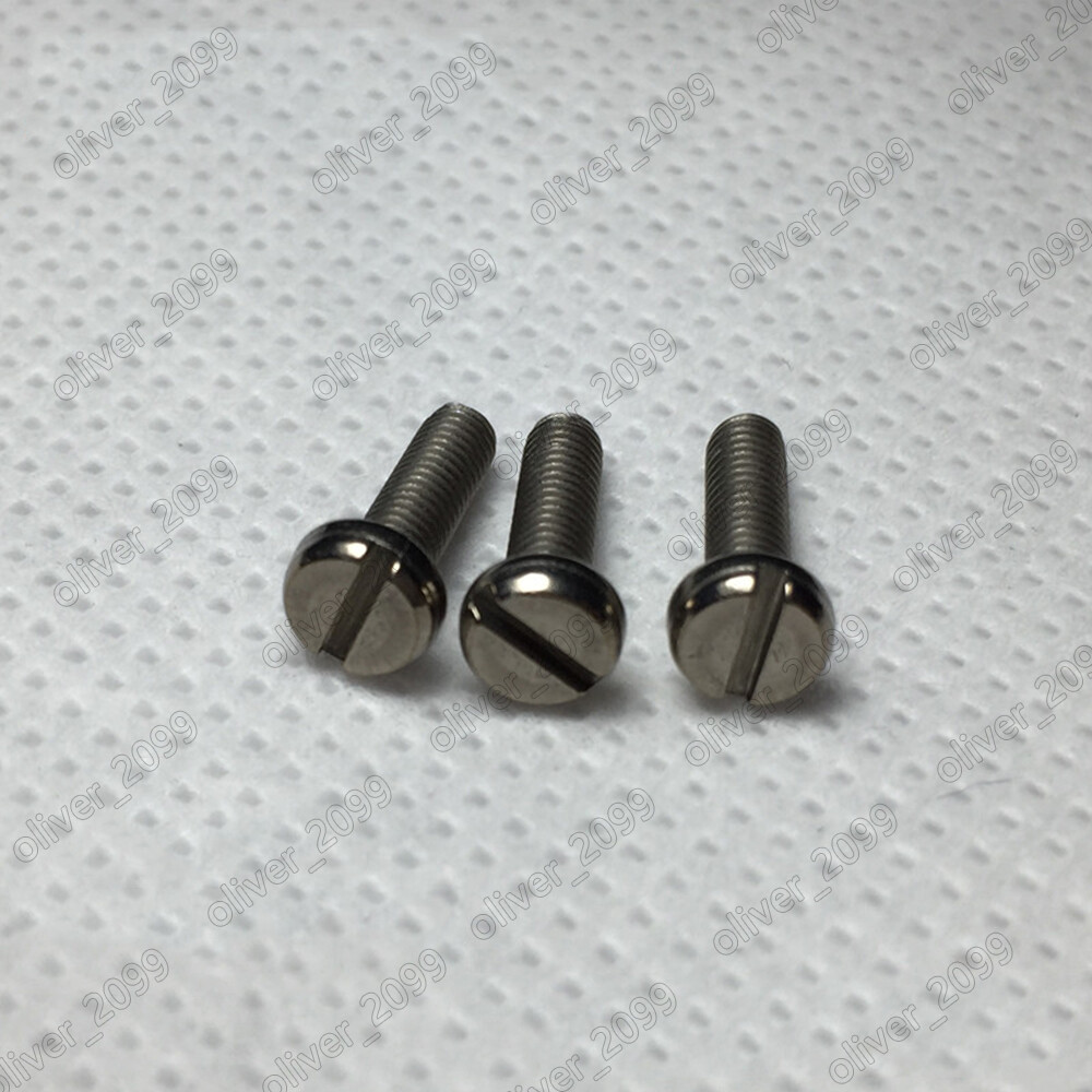 Titanium Slotted Cheese Head Screws DIN84 M1 M1.2 M1.4 M1.6 M2 M2.5 M3 M4 M5 M6