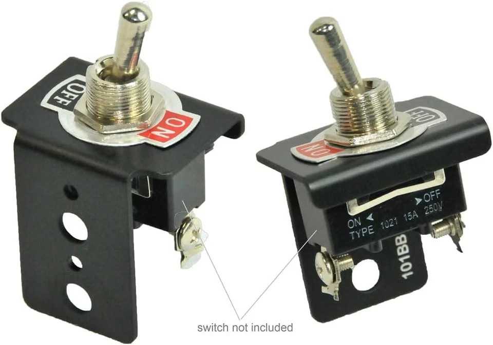 Universal Mounting Bracket For Panel Push Button Breakers Toggle Switches Fus…