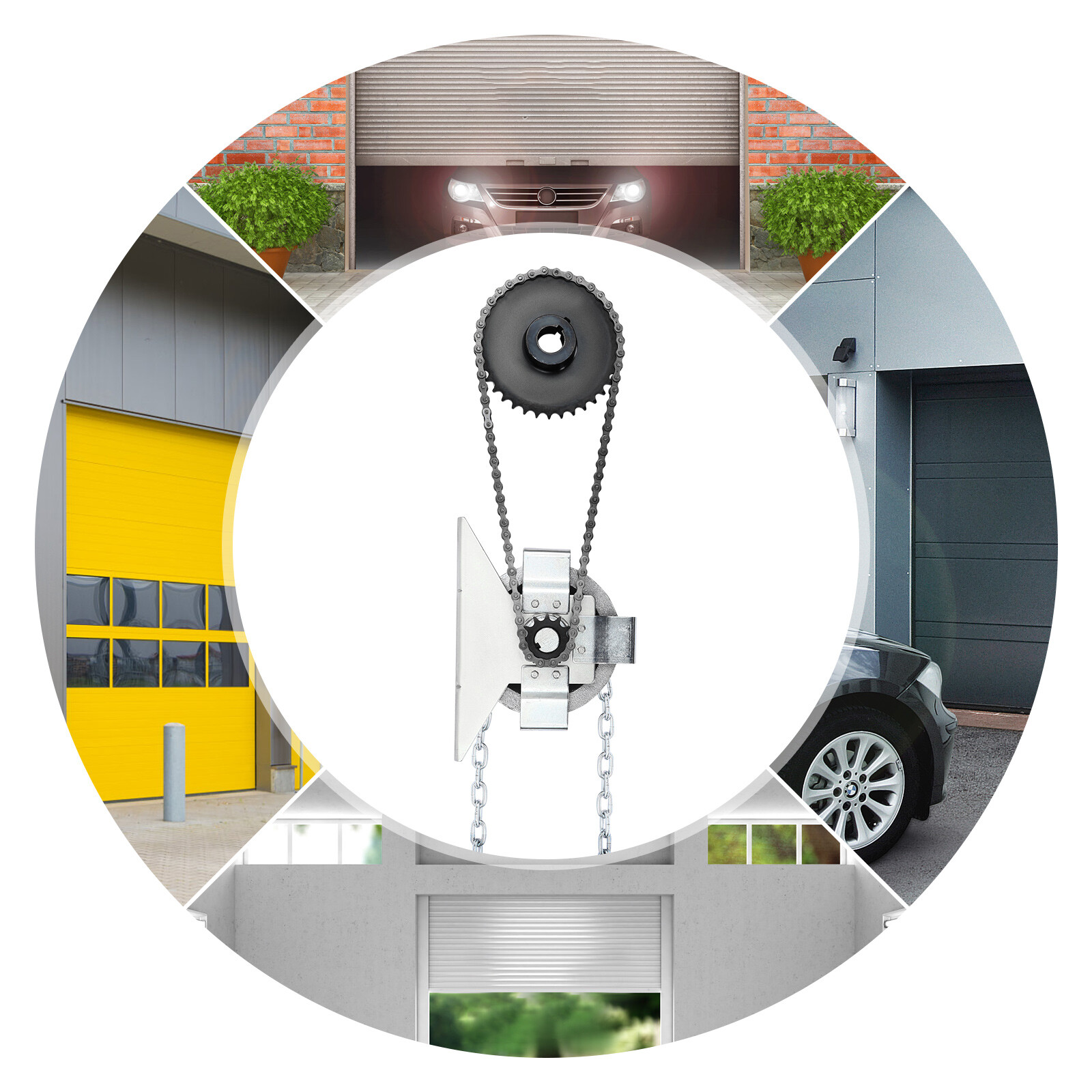 Garage Door Jackshaft Chain Hoist Chain Hoist Roller Doors Garage Door Opener