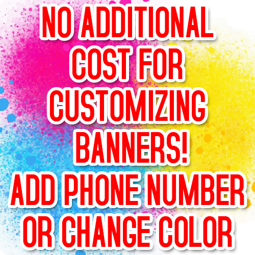 0% INTEREST for 12 MONTHS Advertising Vinyl Banner Flag Sign Many Sizes USA