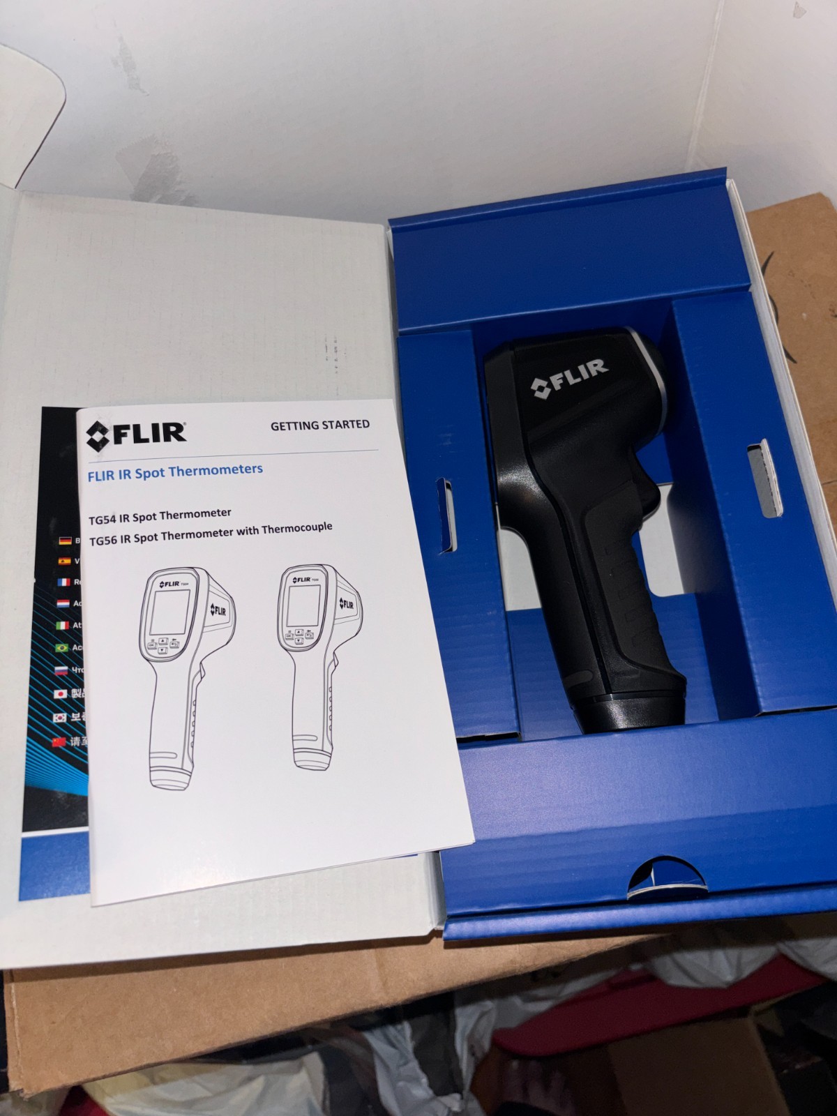 FLIR TG54 Spot Infrared Thermometer – no contact surface temperature measurement