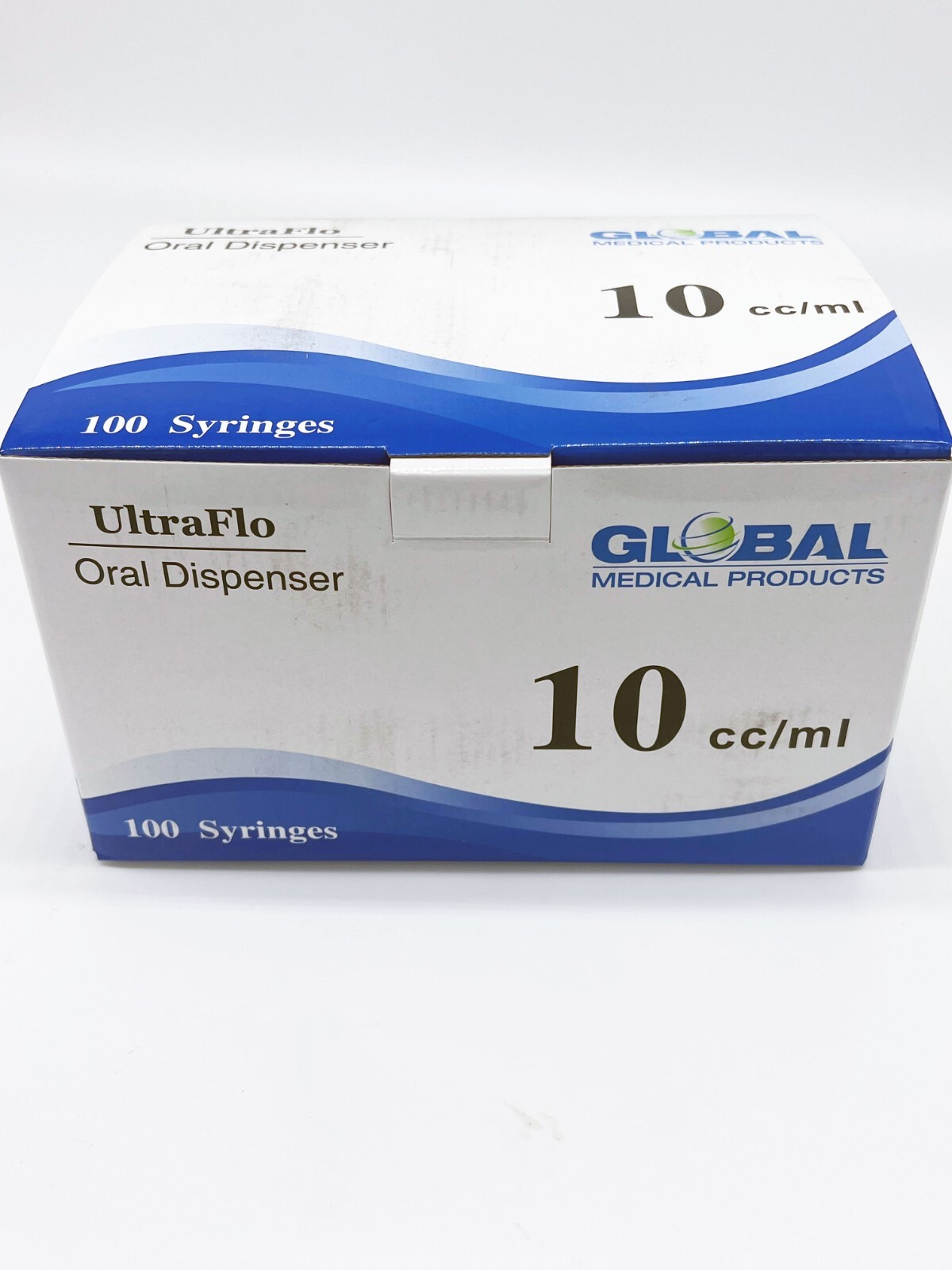 10cc ULTRA-FLO ORAL Syringes 10ml Sterile NEW Syringe+CAP -2 Teaspoon -100- Pack