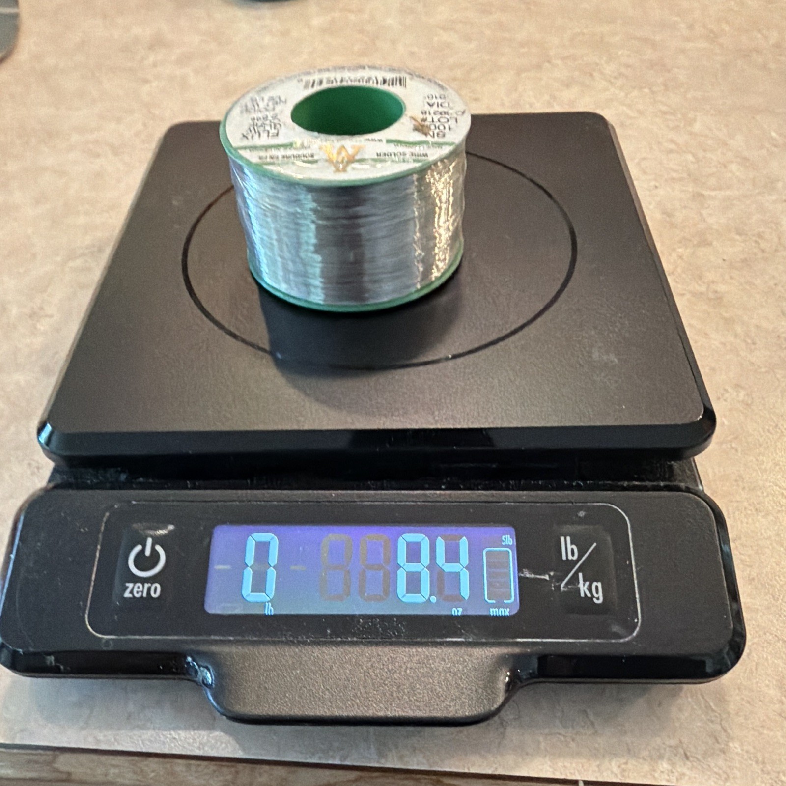 AIM SN100C Solid Wire Solder 0.010 in .5 lb Spool C-59218