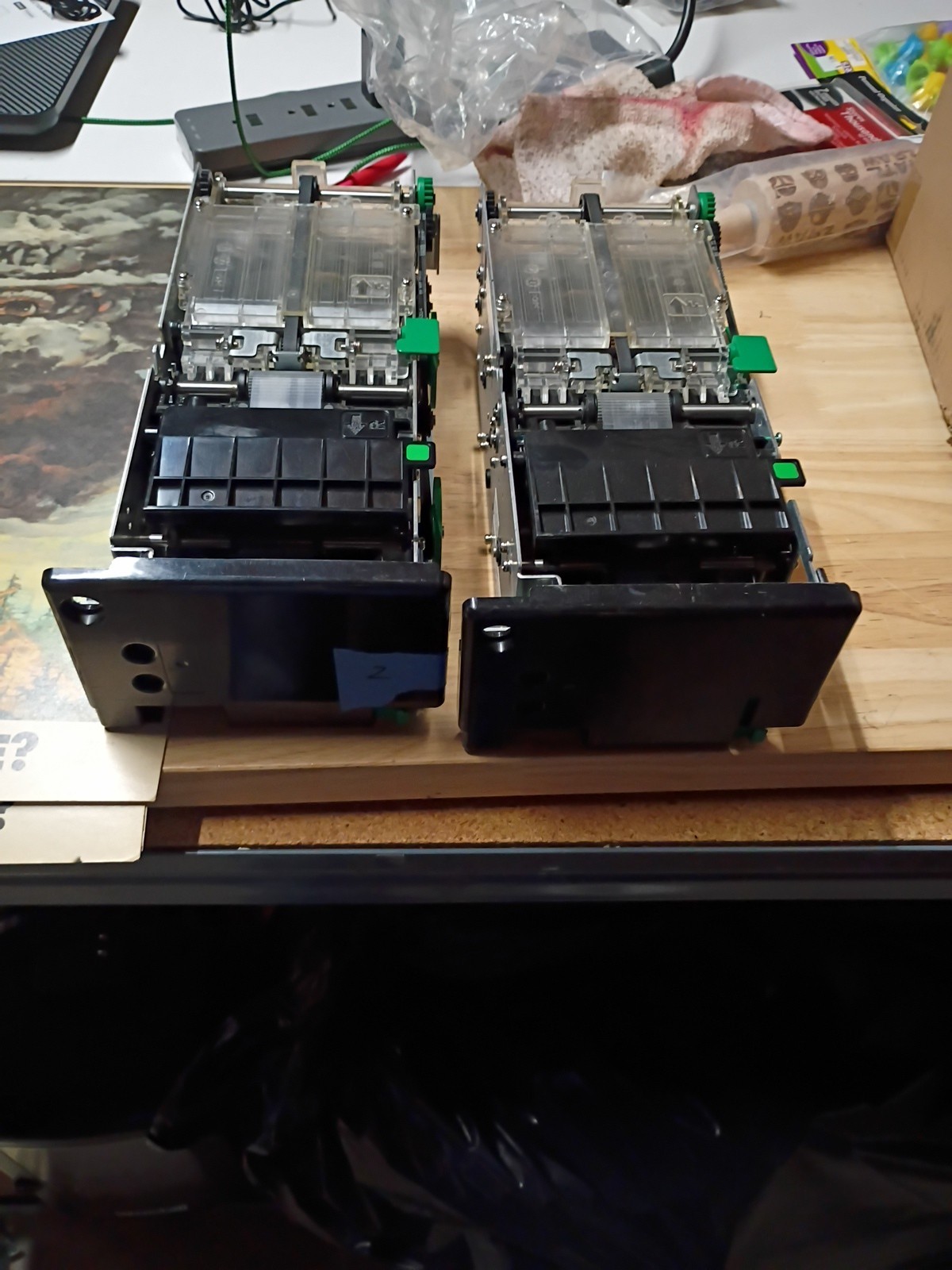 3 Fujitsu recycling Stacker Module Dual Drum kd04014 d001