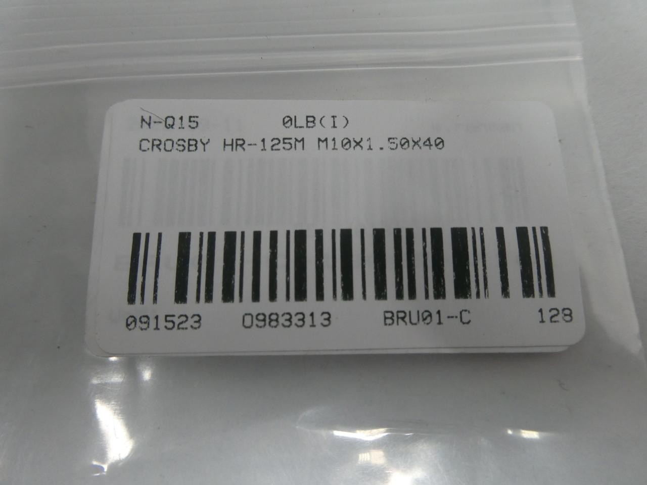 Crosby HR-125M Swivel Hoist Ring M10 X 1.50 X 40 450kg