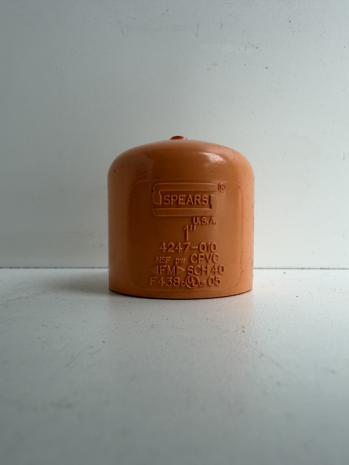 SPEARS FlameGuard 4247-010 1″ CPVC Cap Socket CPVC Sprinkler fitting UL FM