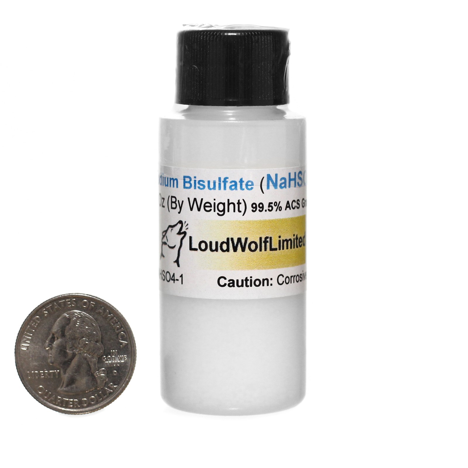 Sodium Bisulfate, 1oz, Reagent Grade 99.5% Pure, Sturdy Bottle SHIPS SAME DAY