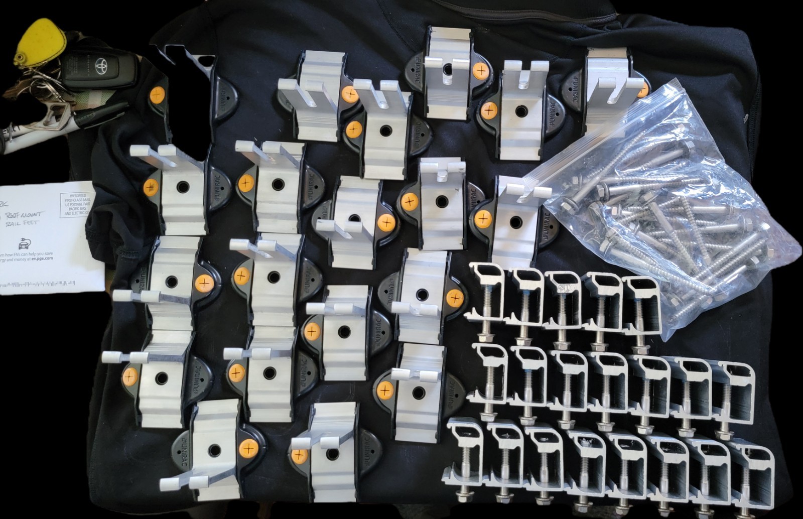 UNIRAC NXT Horizon Stronghold ATT(20PC)set. Mill Finish