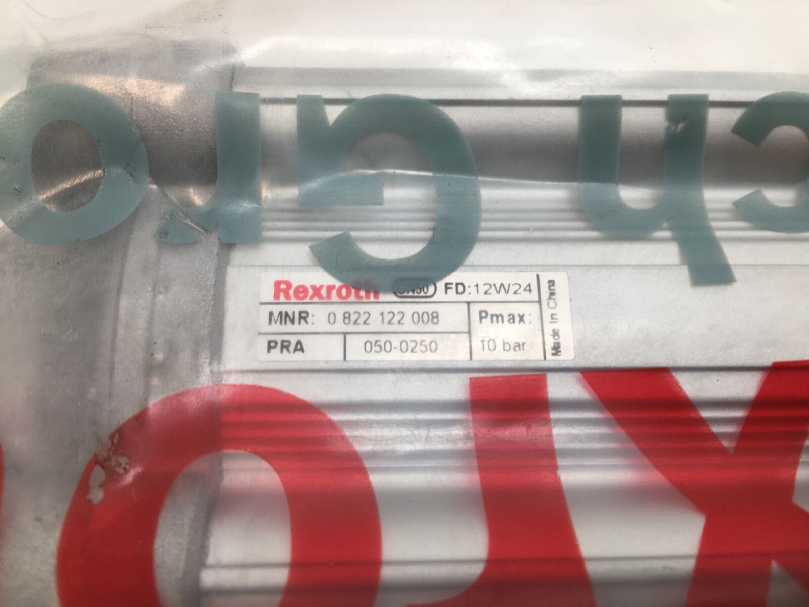 Rexroth 0 822 122 008 Pneumatic Cylinder 0822122008 PRA 050-0250 Bosch