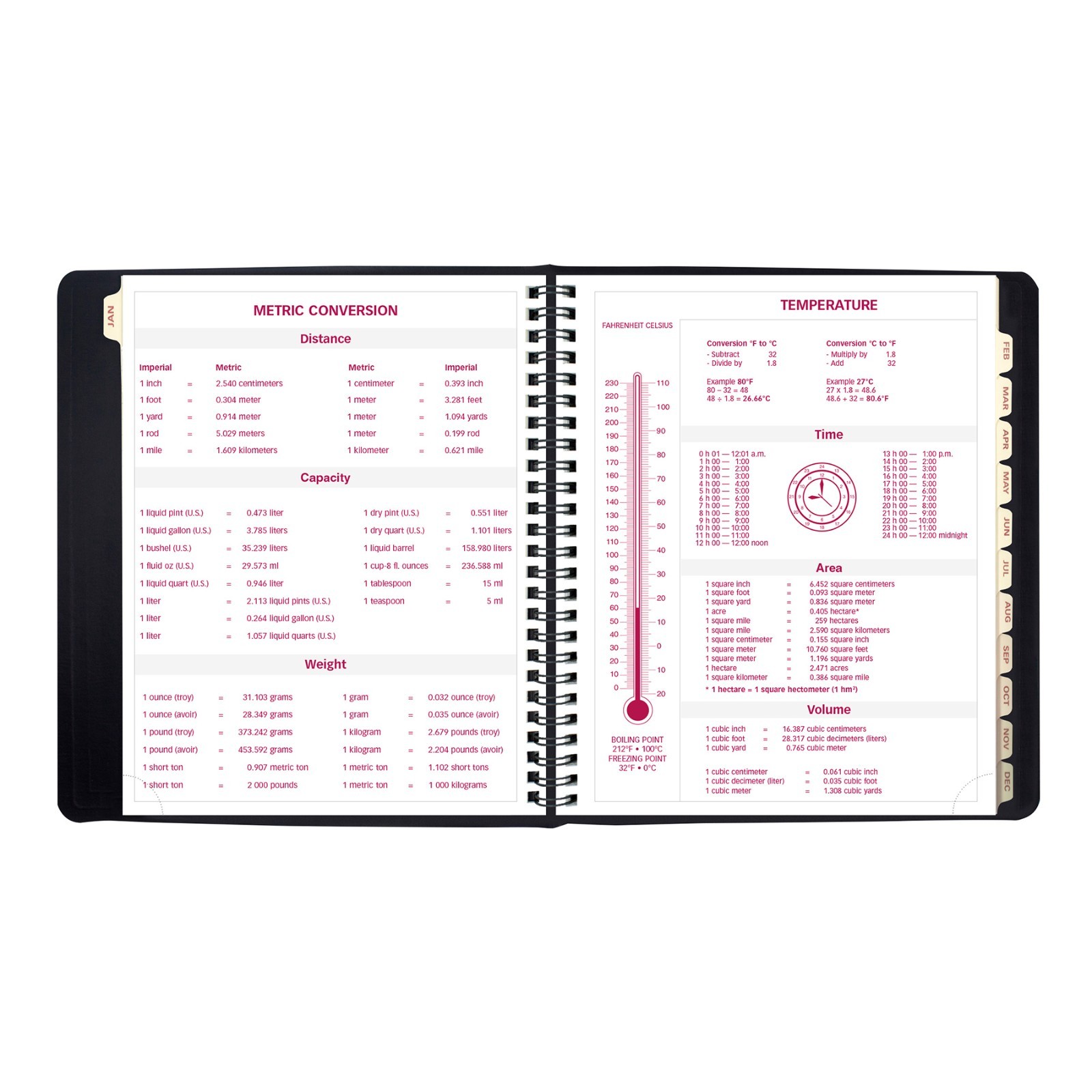 2026 Brownline CB850.BLK Weekly Planner, Twin Wire Binding, 8-1/2 x 6-3/4″