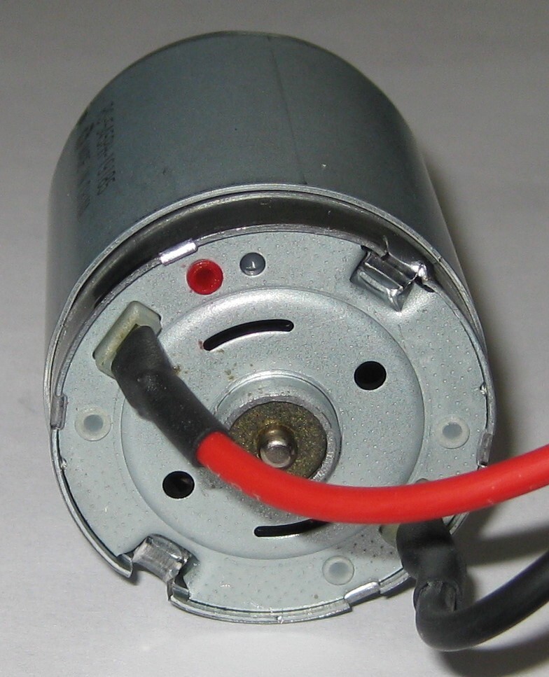12 V – 1750 RPM – Slow Speed Electric DC Motor w/ Cable + Connector – High TQ