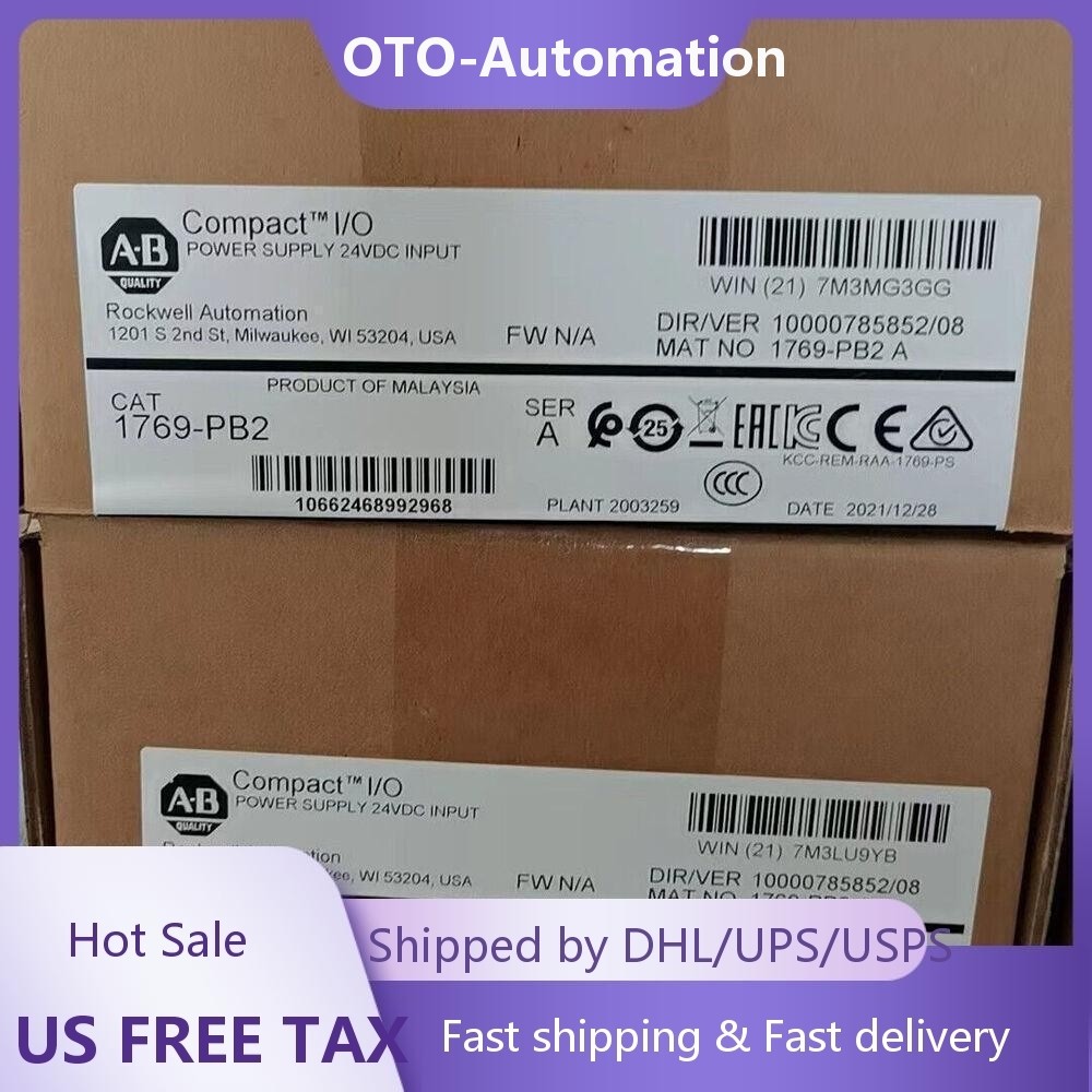 New Sealed AB 1769-PB2 CompactLogix DC 2A/0.8A Power Supply US Free Tax