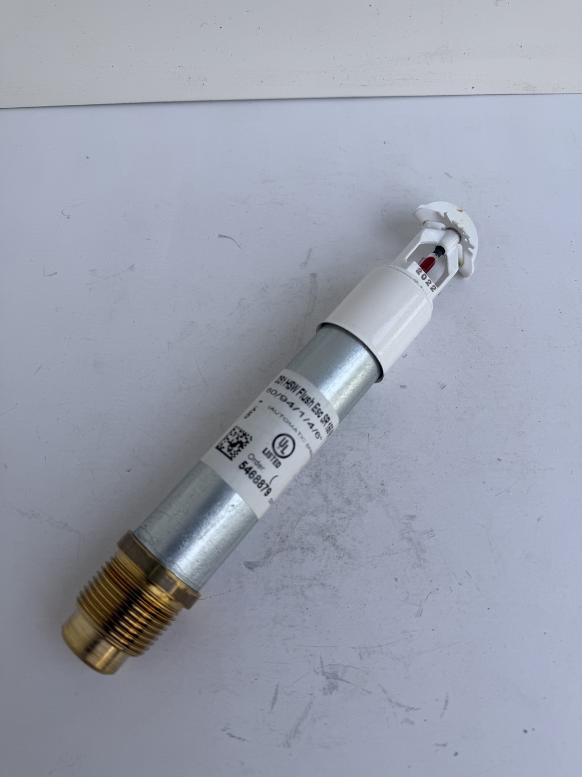 Tyco 6″ DS1 HSW Flush Esc SR 155 White/White 60/94/1/4/6″ UL NEW