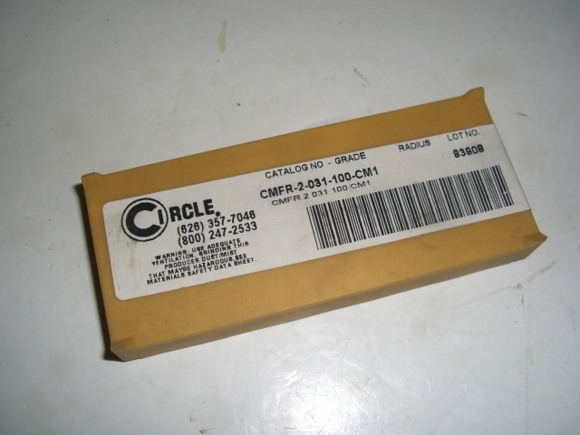 5 pcs CIRCLE MACHINE CMFR-2-031-100-CM1 Grooving Parting Carbide Inserts 59011