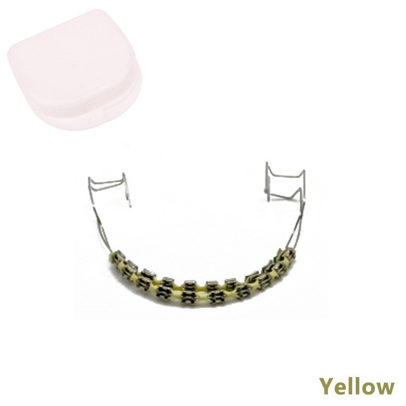 Fake Braces For Teeth Temporary False Fake Brackets Metal Wires Bracket
