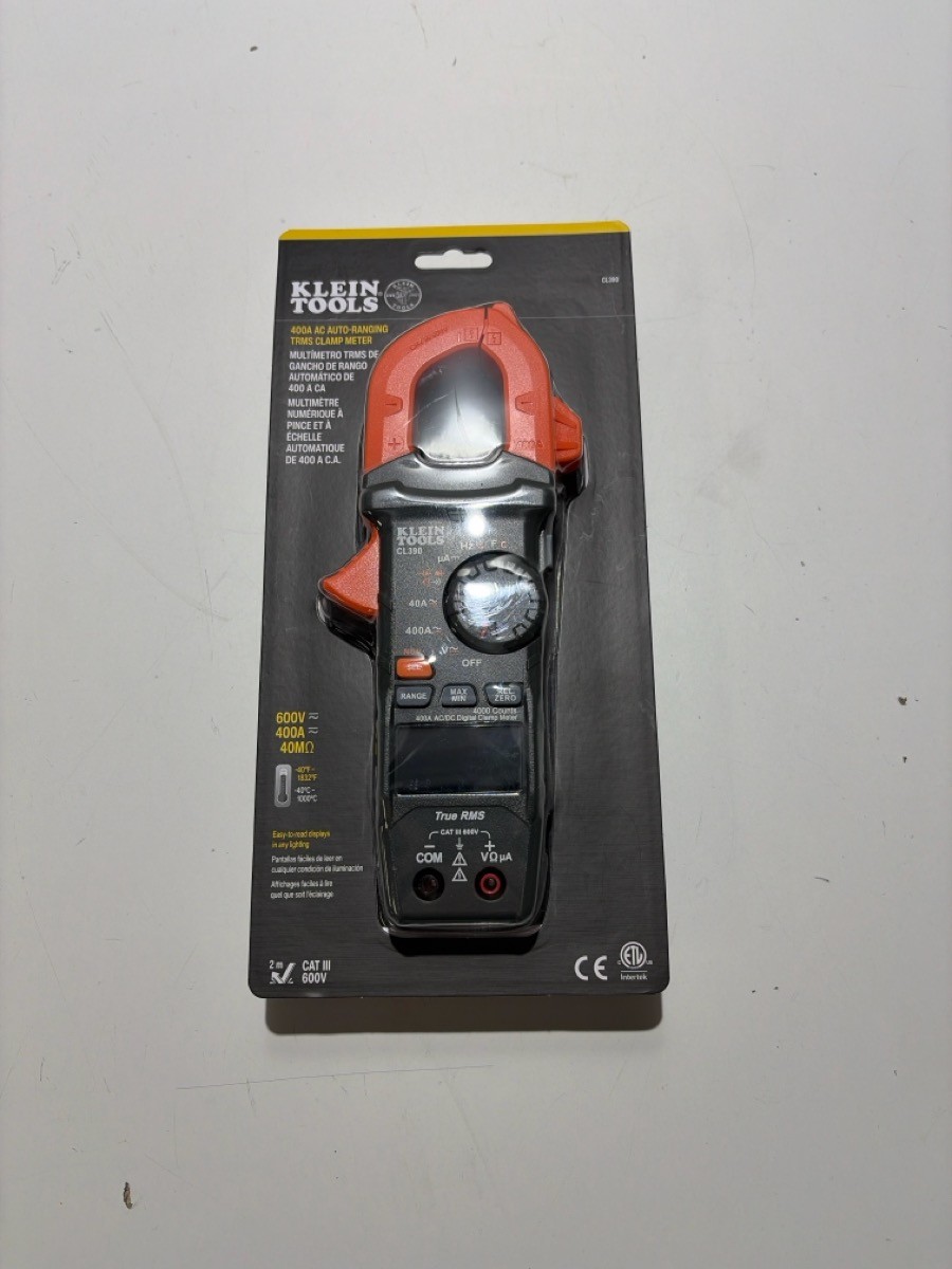 KLEIN TOOLS CL390 Clamp Multimeter (P32012569)