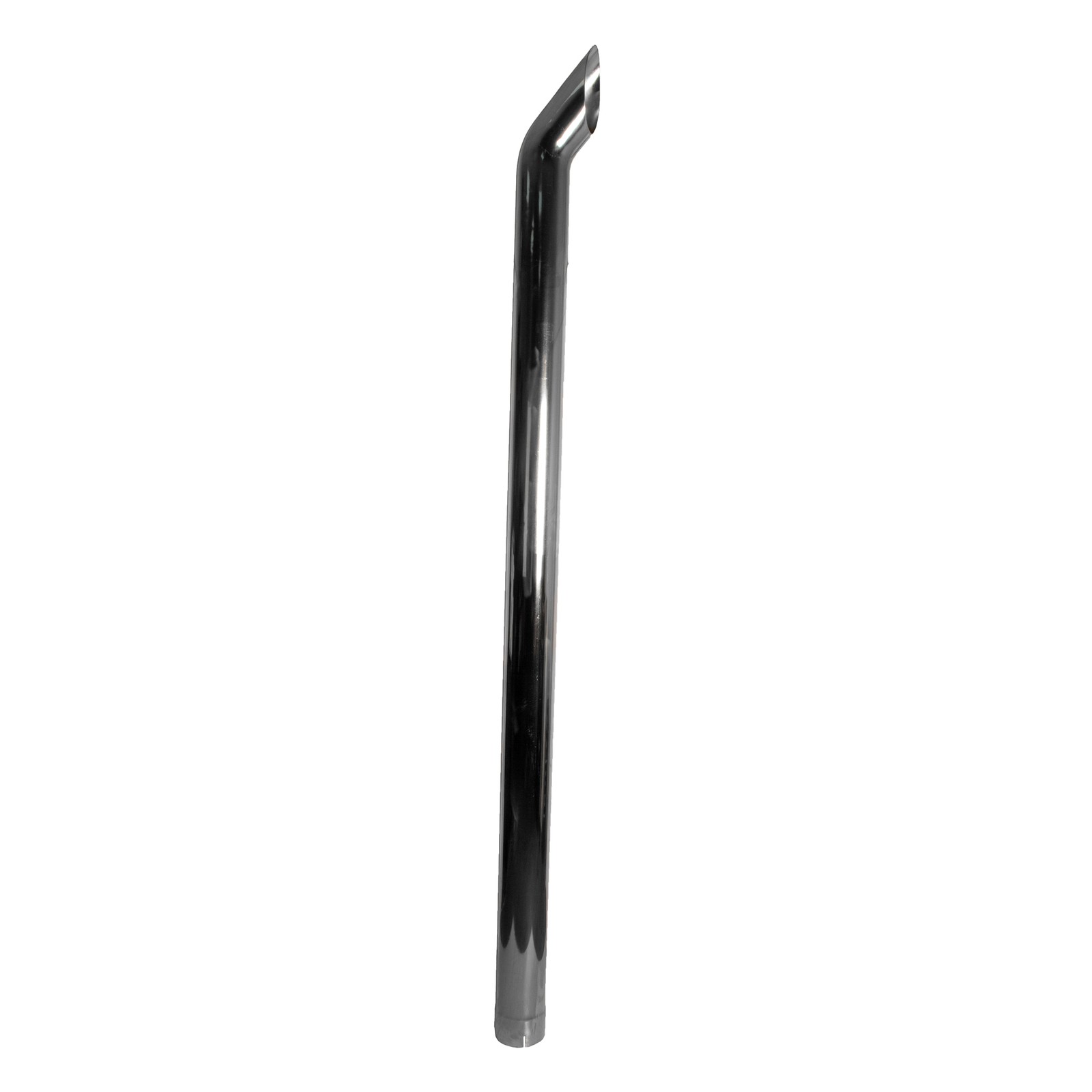 Exhaust Pipe Replacement for UNIVERSAL 5″ x 96″, Curved Chrome