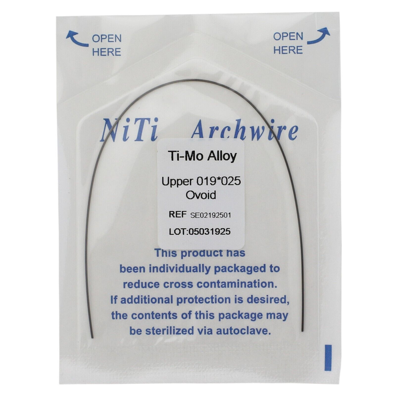 Dental TMA Molybdenum Beta Titanium Ti-Mo Alloy Arch Wire Rectangular/Round