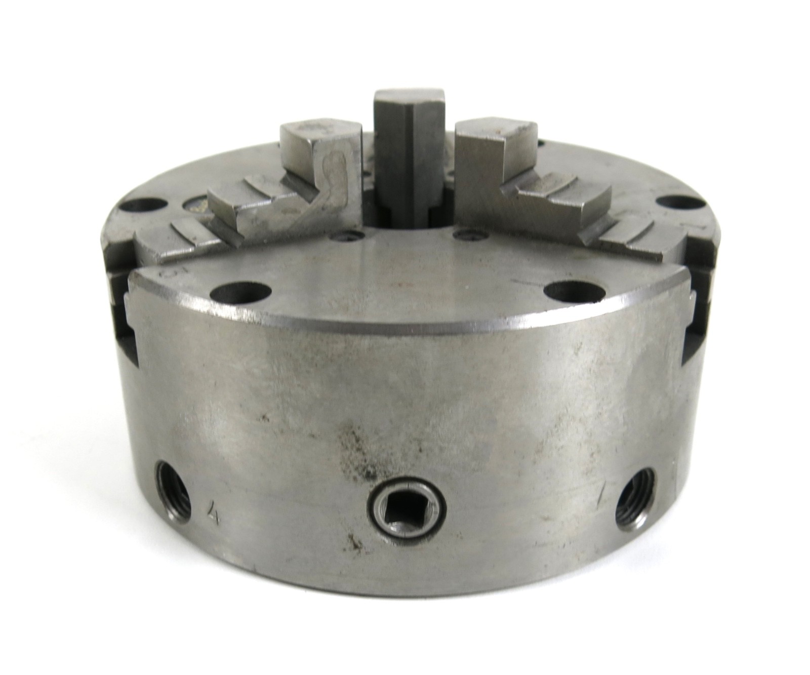 Buck 2534 3-Jaw 5″ Adjust-Tru Self Centering Lathe Chuck w/ Plain Back