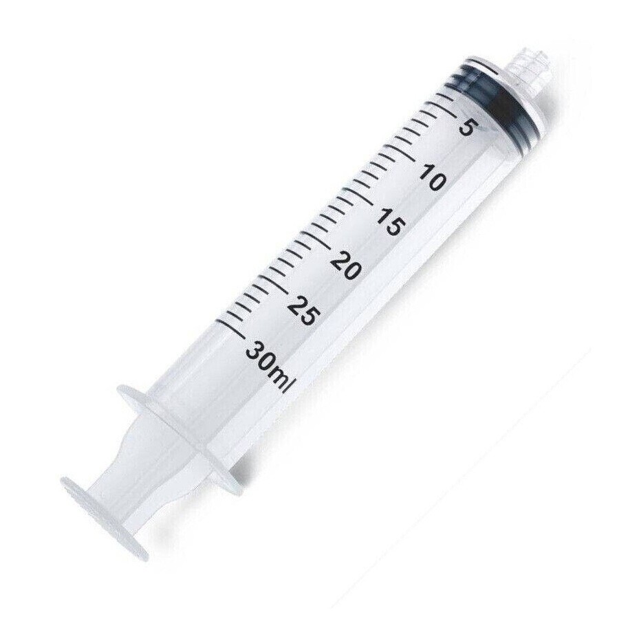 3x 30mL Disposable Syringe Luer Lock Tip Liquid Medical Plastic Sterile 1oz