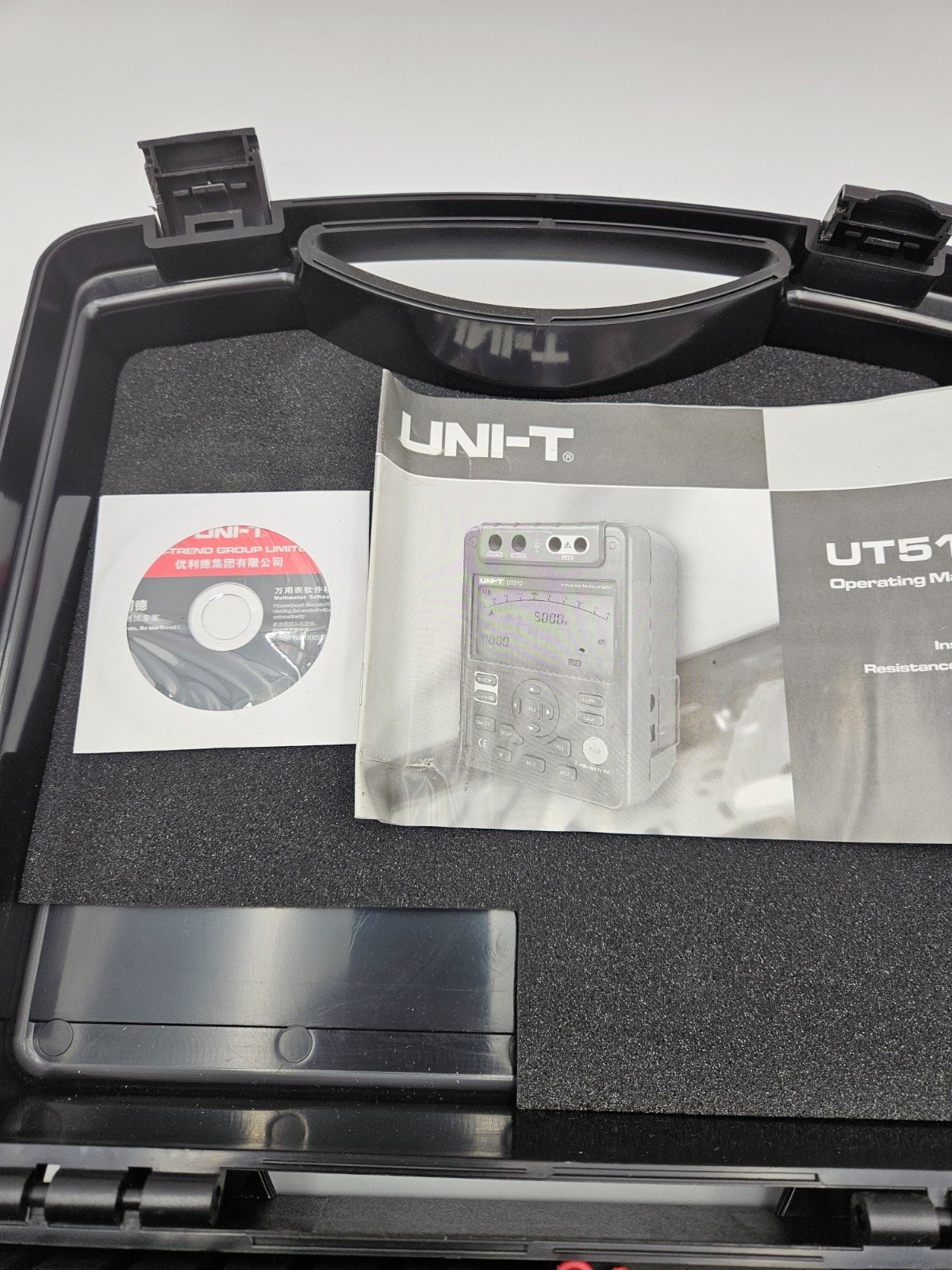 UNI-T UT513 Insulation Resistance Testers Megohmmeter Voltmeter Auto Range