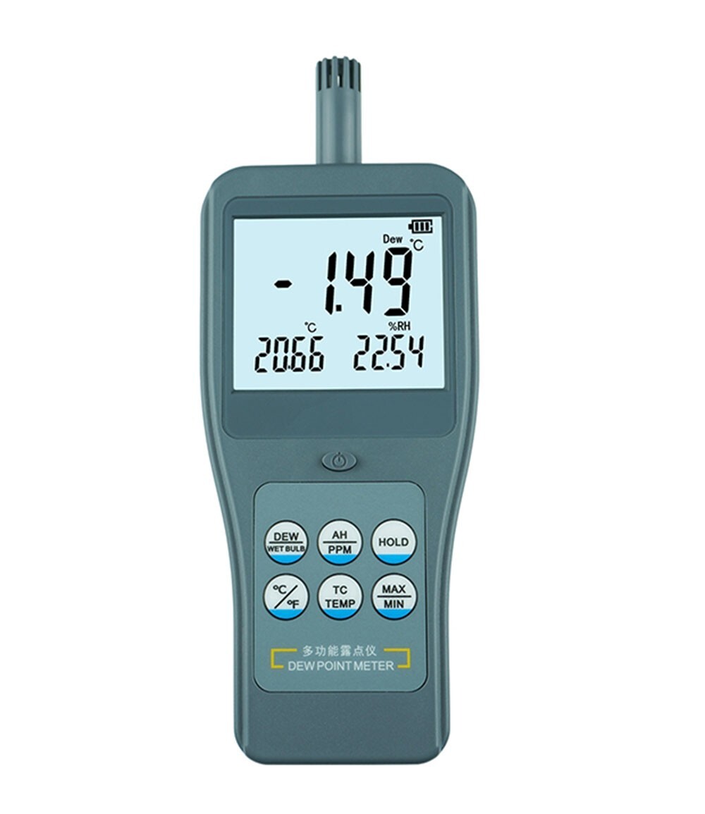 Thermocouple Dew Point Meters Tester with Absolute Humidity Range 0~400g/m³