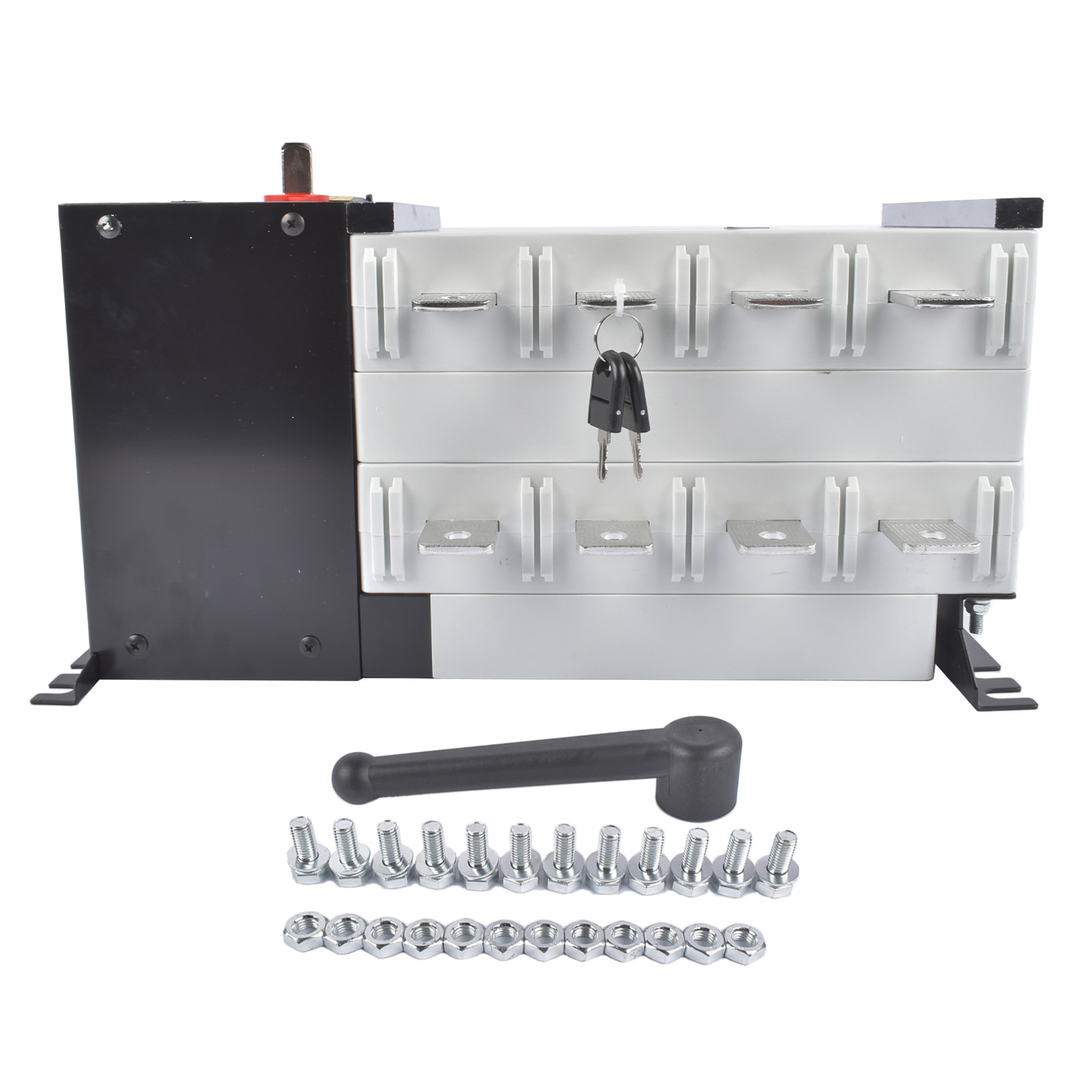 Industrial Automatic Transfer Switch 4P 400A 110V or 220V Auto or Manual Mode