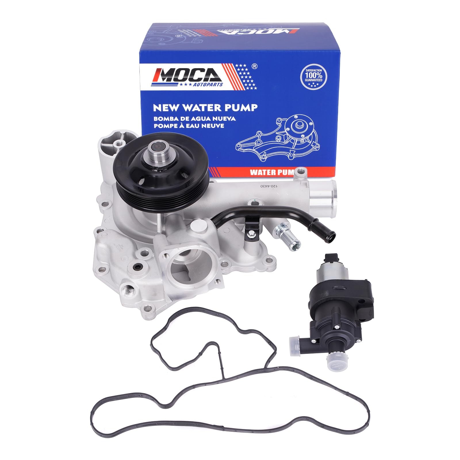 Primary & Auxiliary Water Pump Compatible 2009 Aspen Durango V8 5.7L