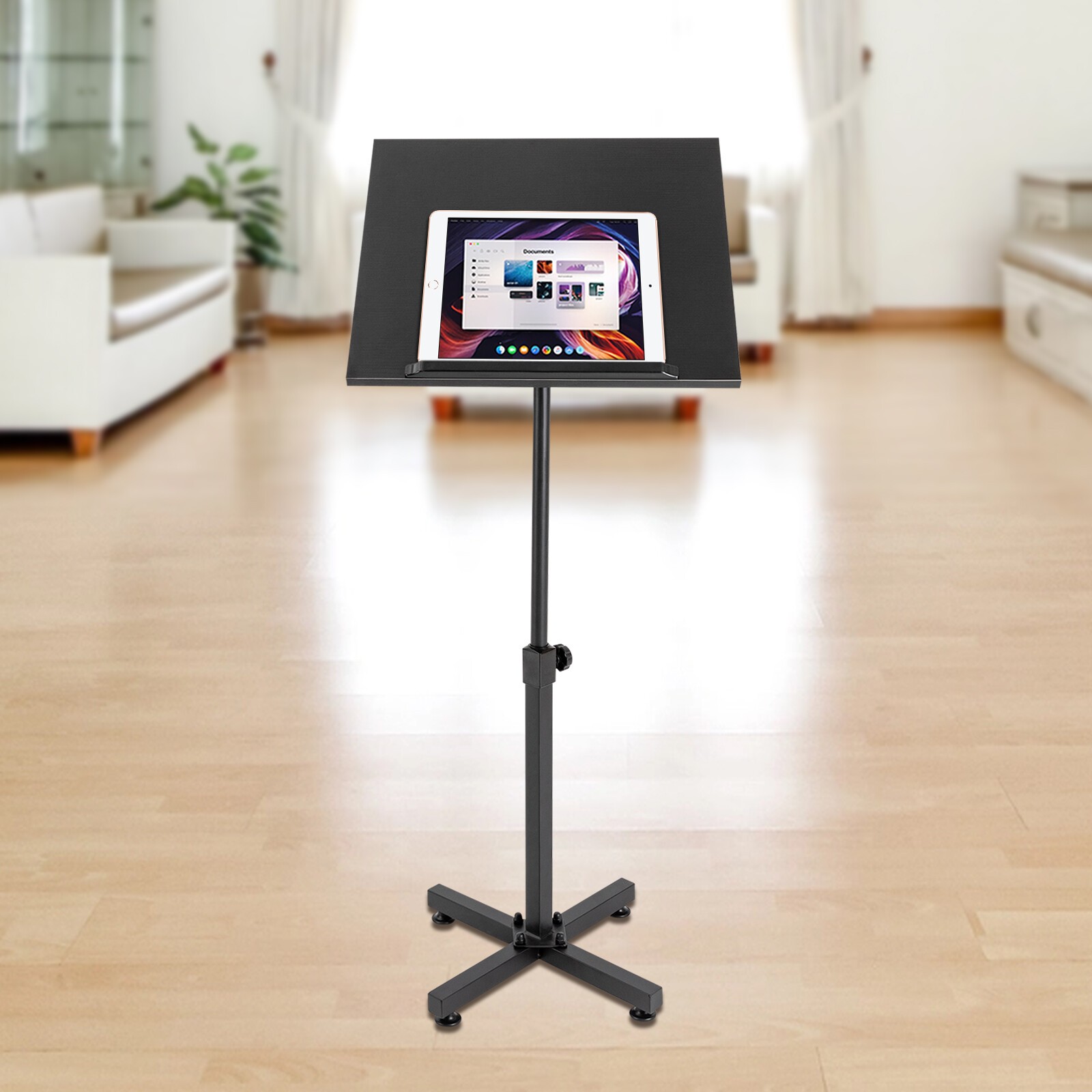 Classic Portable Lectern Podium Stand Height Adjustable Pulpitos Para Iglesias