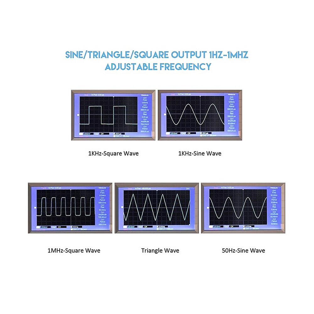 XR2206 Function DIY Kit Sine/Triangle/Square Output 1Hz-1MHz Signal Generator