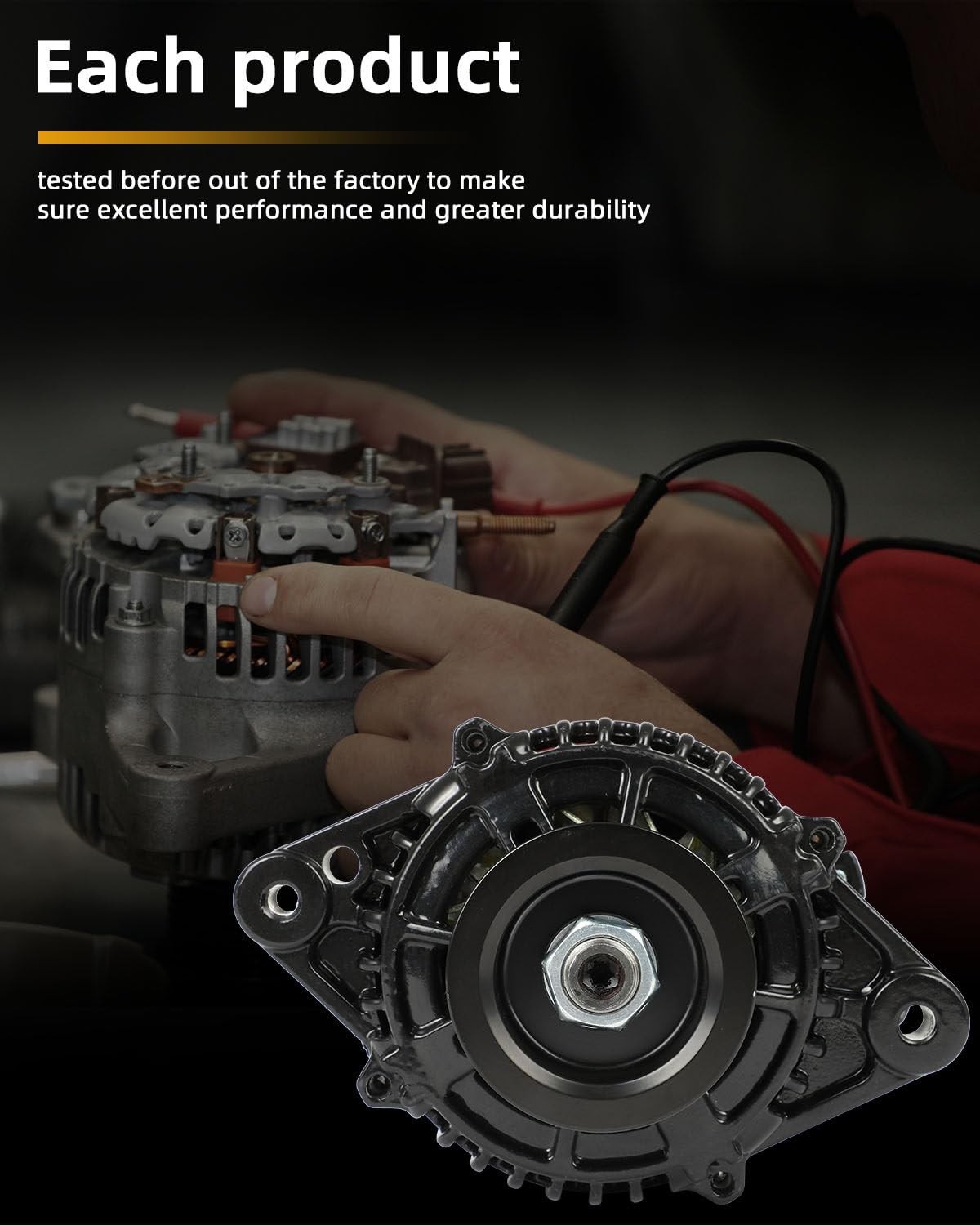 High Output Alternator Replacement for 6.2L 8.2L MPI Marine
