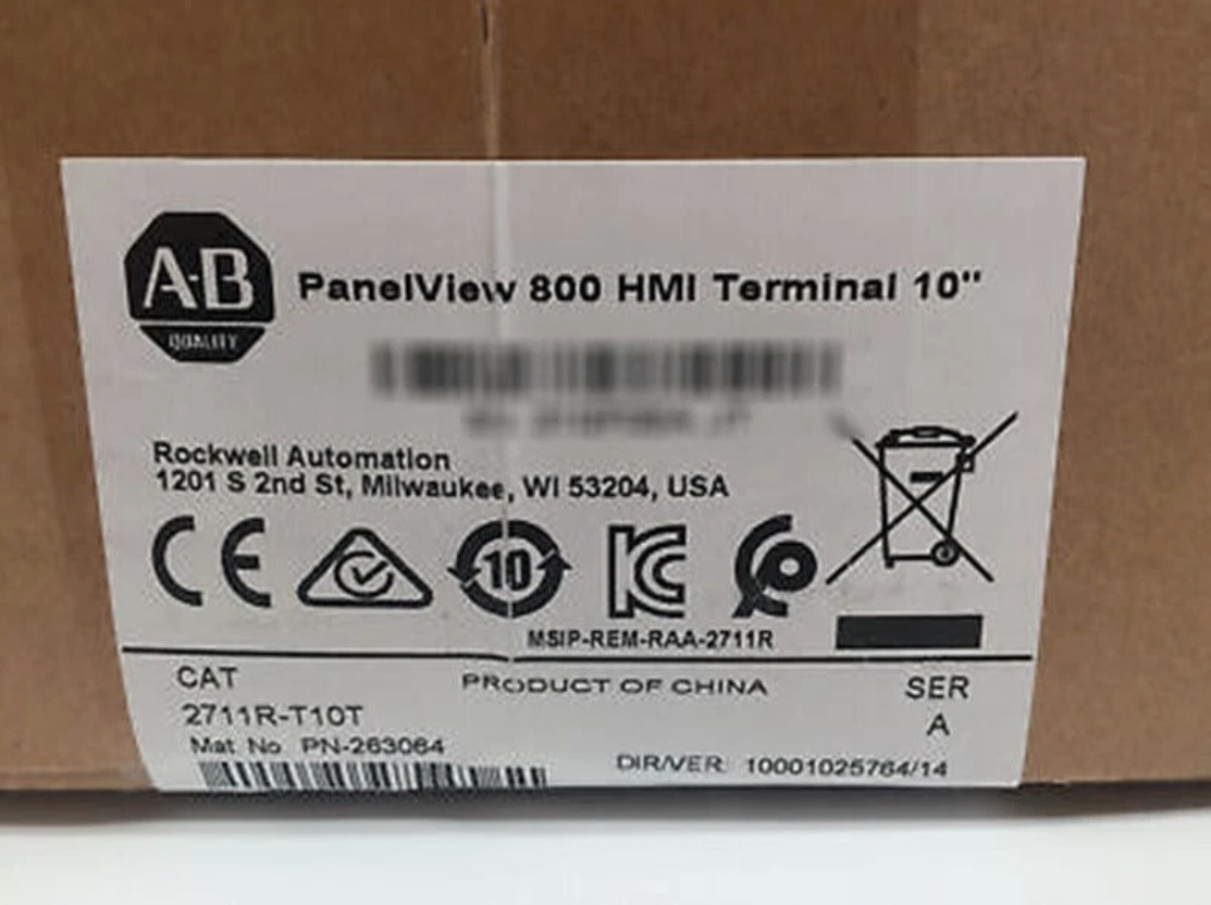 NEW PLC 2711R-T10T New AB PANELVIEW 800 10.4-INCH HMI TERMINAL 2711R T10T