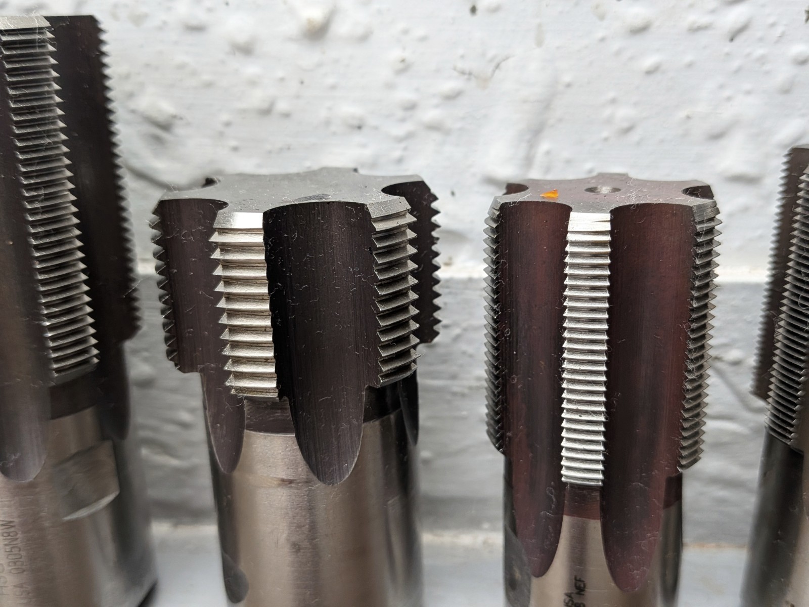 LOT OF USA LRG TAPS, GTD 1-3/8″, GTD 2″ -12, REGAL 1-5/8″, REGAL 1-5/16, 12PC