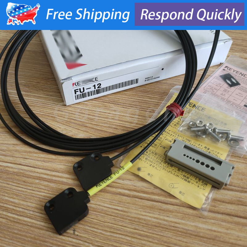 For Keyence FU-12 FU12 Photoelectric Sensor Transmissive Fiber Optic Switch