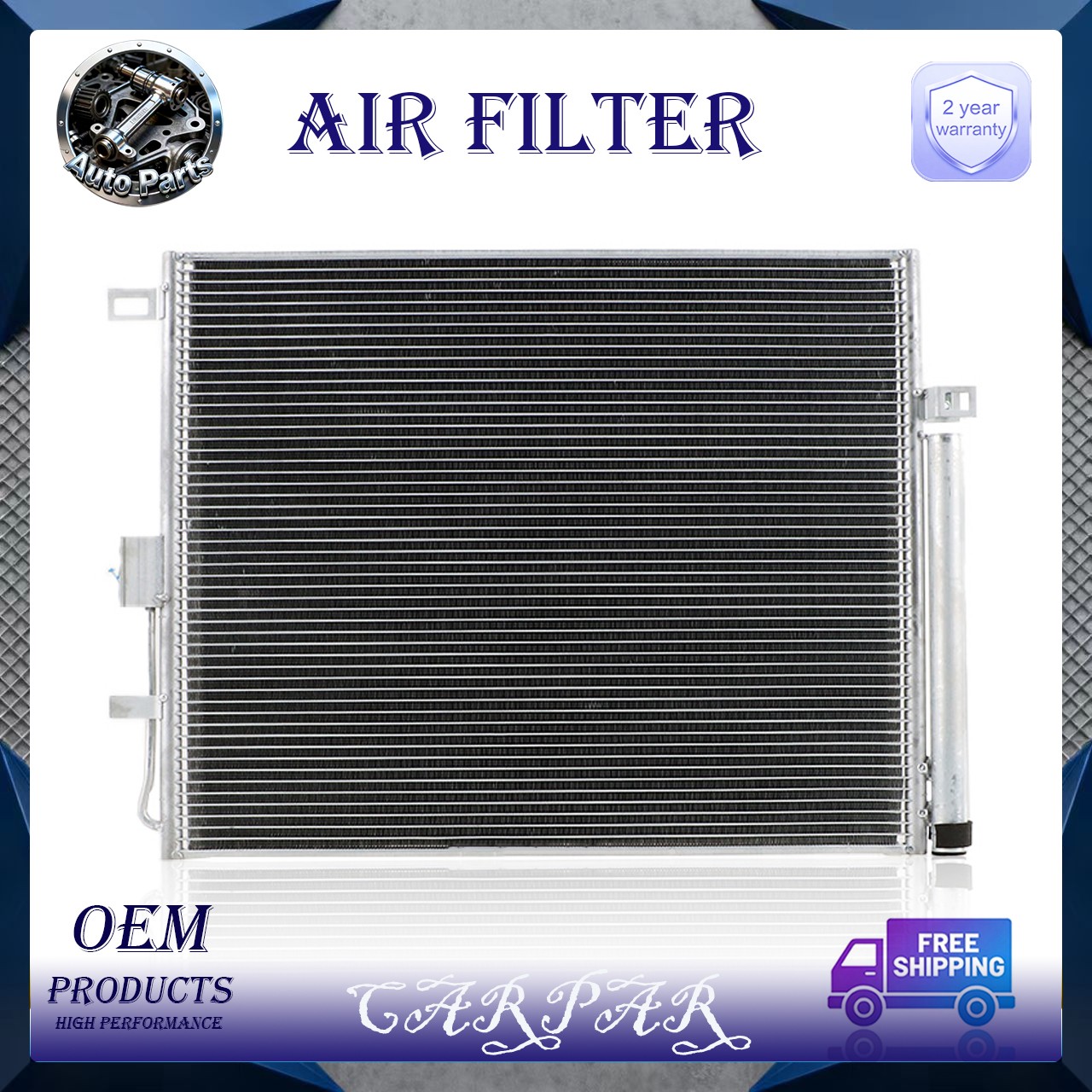 Air Conditioning A/C Condenser Compatible for Dodge Jeep Durango Grand