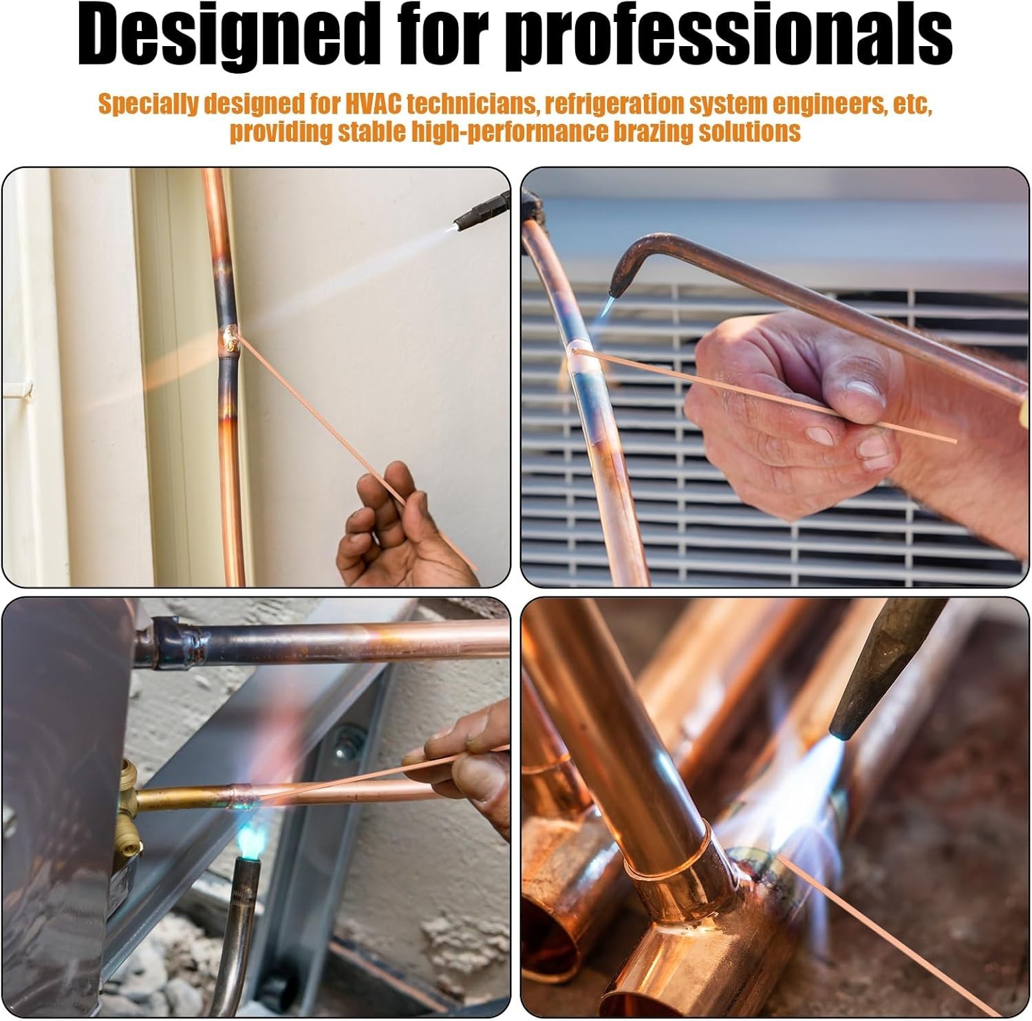 15% Silver Brazing Rods AWS Bcup-5 50 Sticks Silver Solder Phos Copper Brazing A