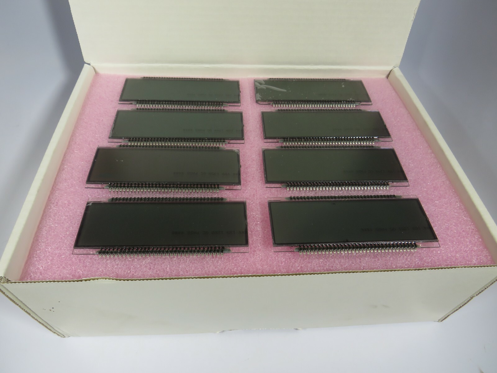 (4 NEW) LXD 87R3F84KG DIGIT SEGMENT LCD DISPLAY GLASS 115mm x 45mm