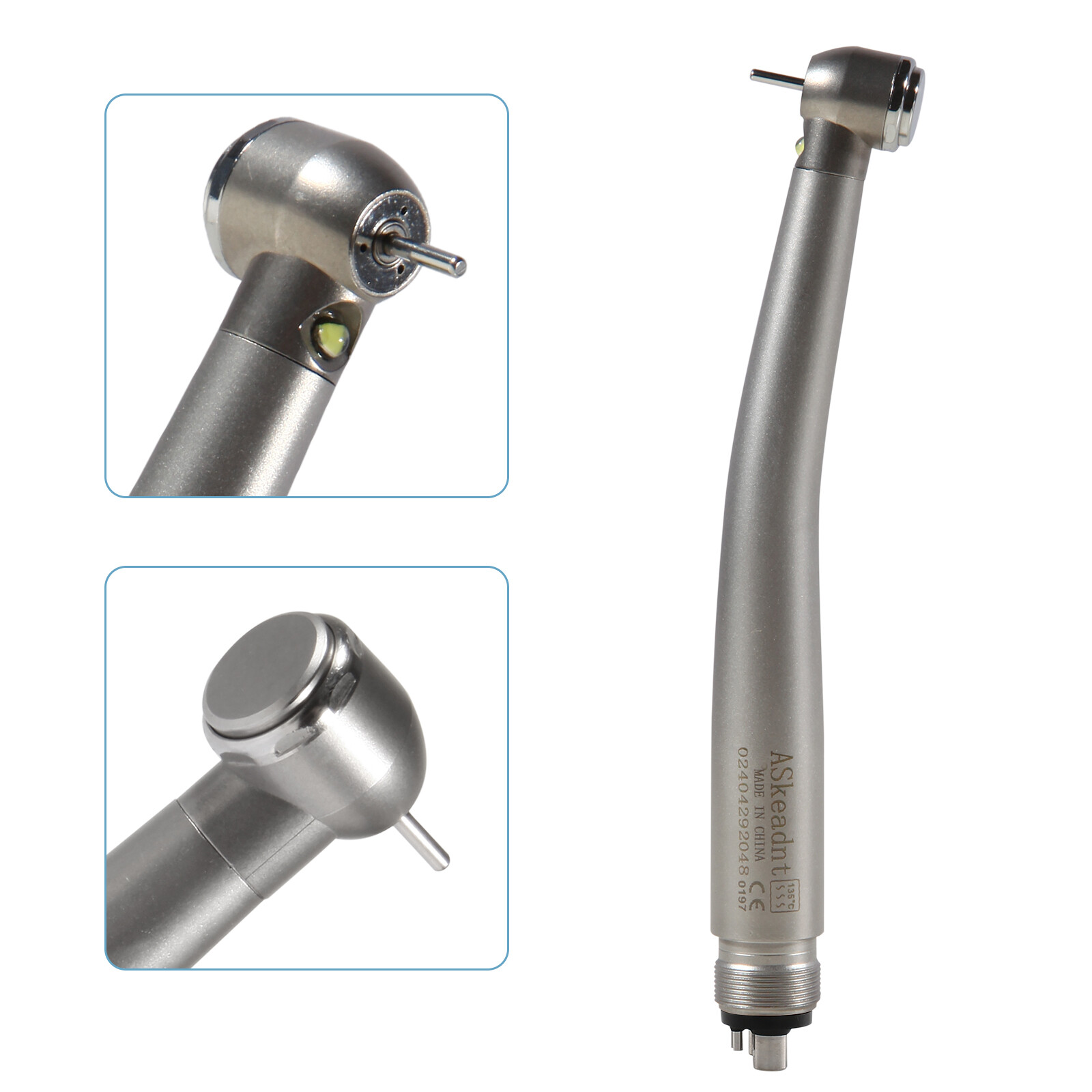 KaVo Style Dental Fiber Optic LED E-generator High Speed Handpiece Turbine 4HOLE