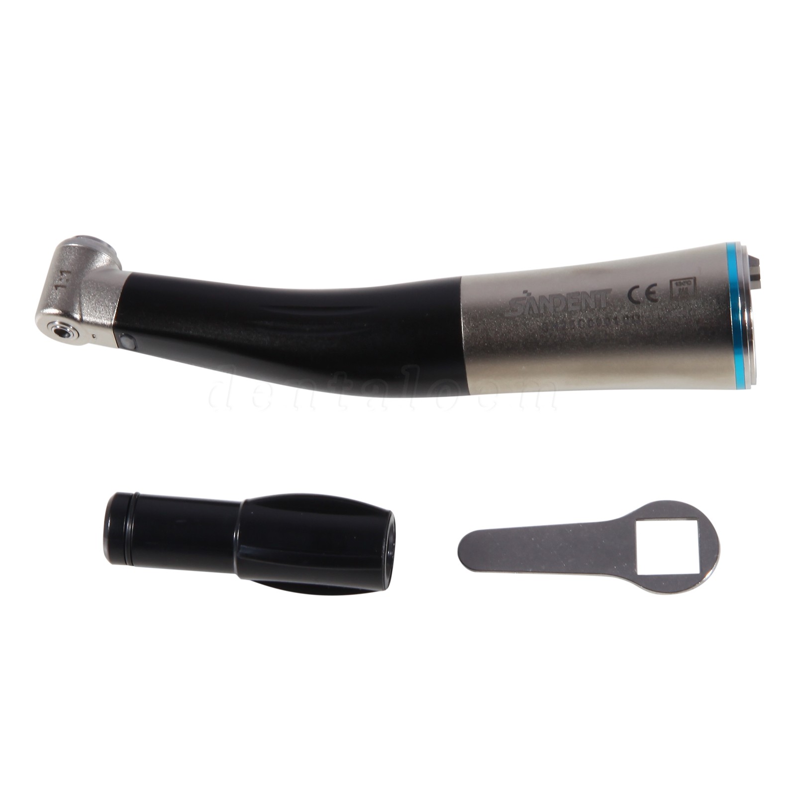 Dental Low Speed Handpiece Fiber Optic 1:1 Contra Angle Handpiece With LED Light