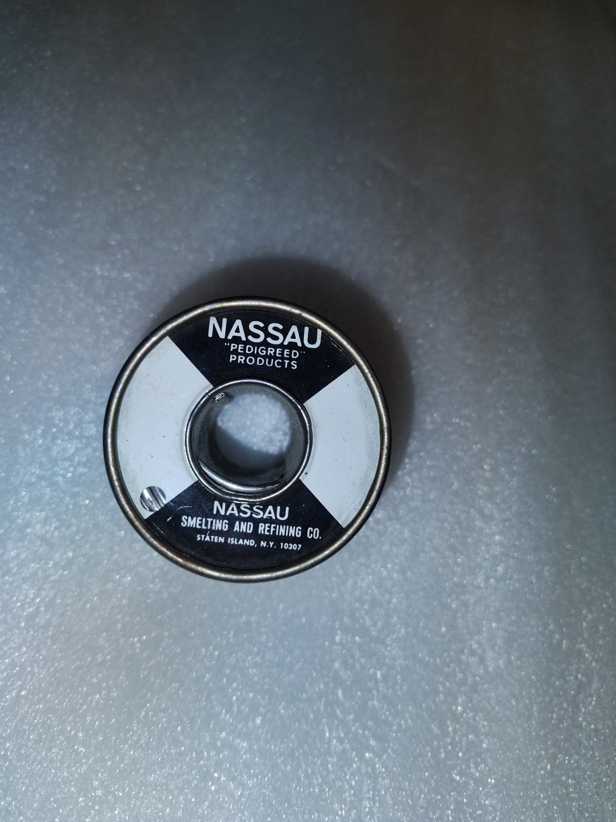 Nassau Pure White Water C Rosin Solder Pedigreed 7076
