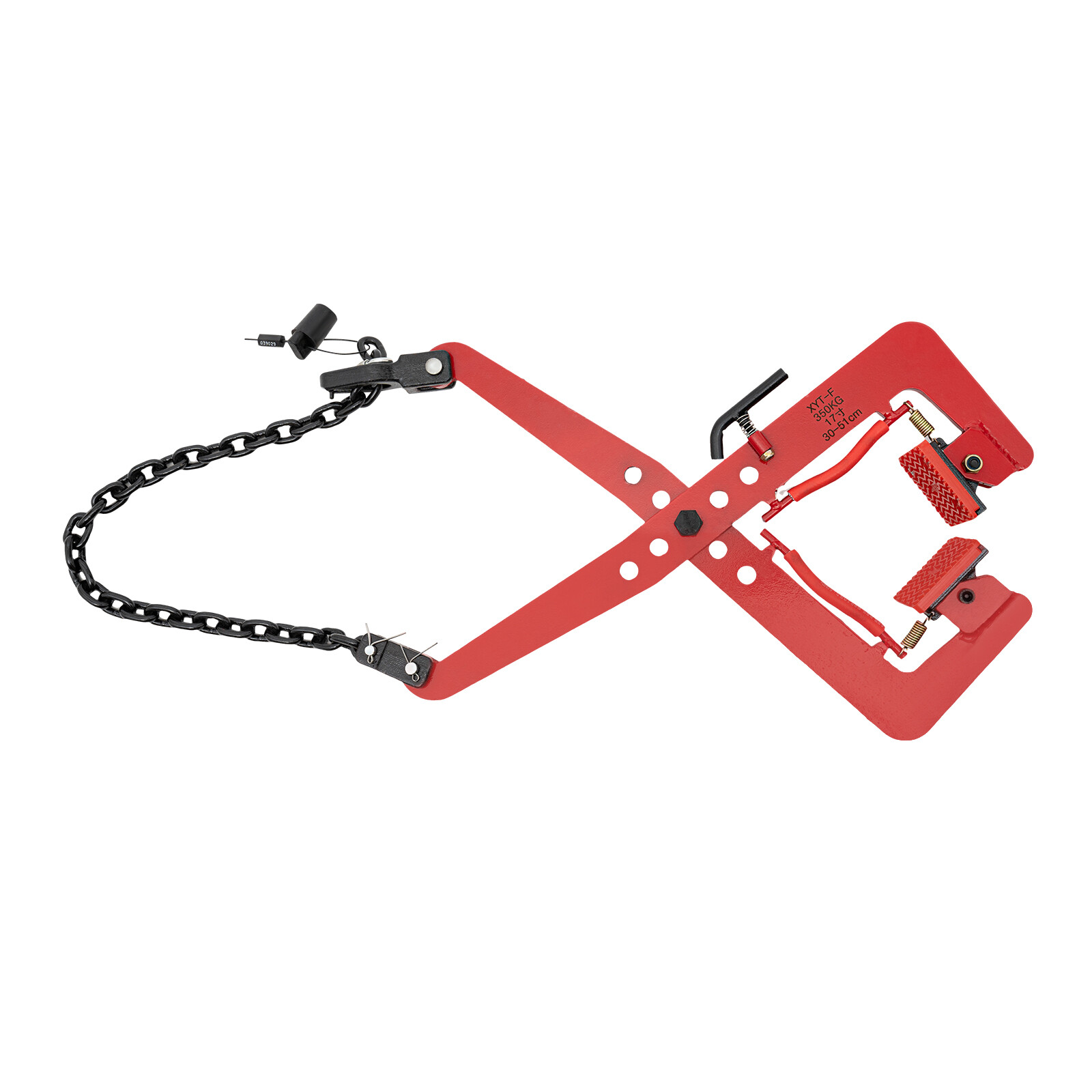 XYT-F 350kg Vertical Plate Lifting Clamp Steel Heavy-Duty 30–51 cm
