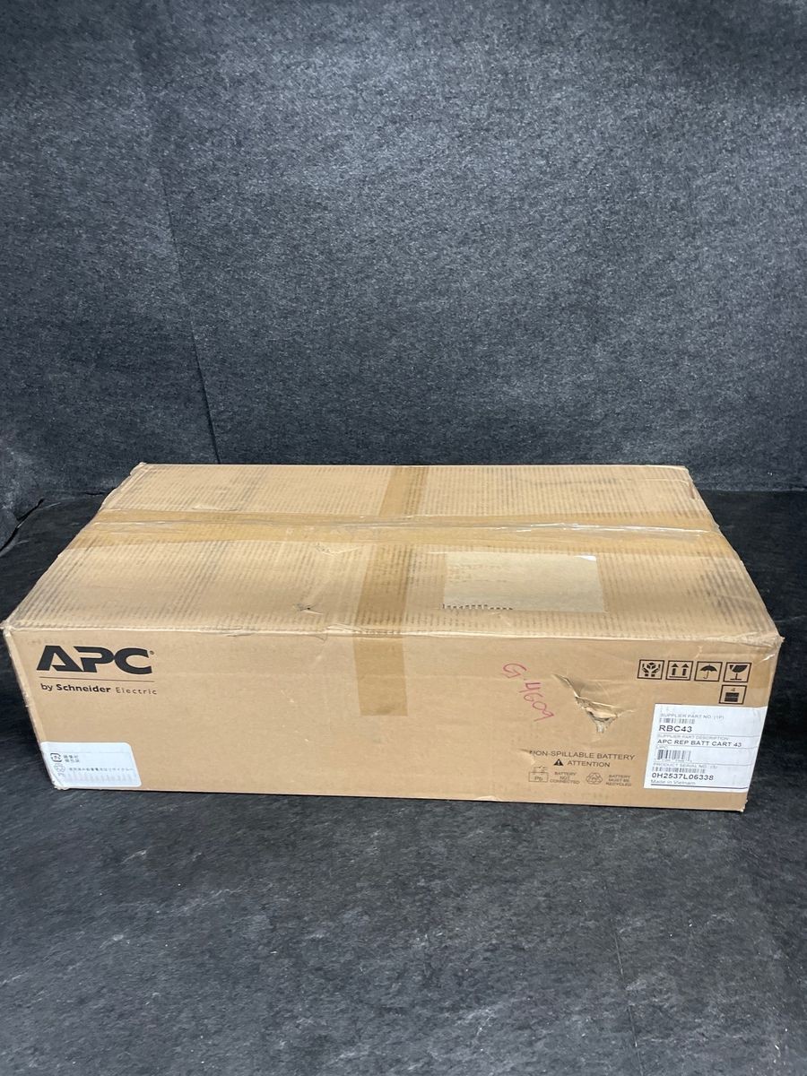 APC RBC43 Replacement Battery Cartridge for Smart-UPS Line Interactive, 48V*