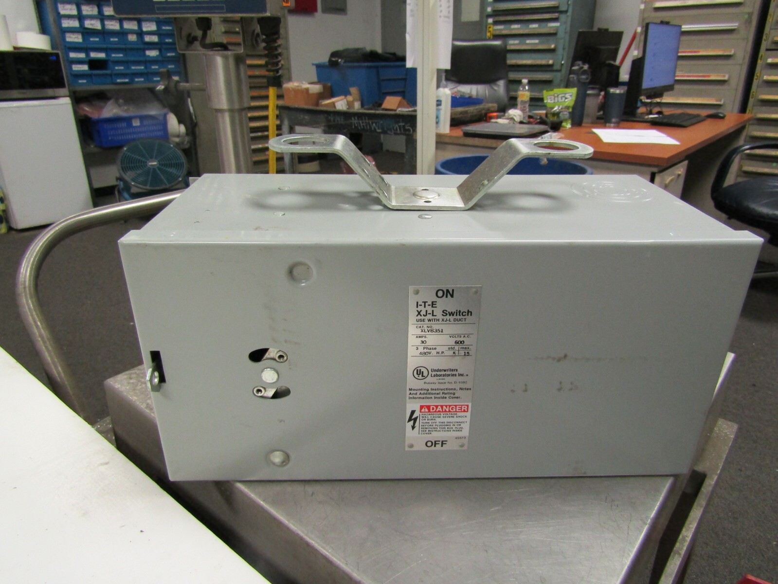 😎 NEW SIEMENS ITE 30 AMP FUSED SWITCH PLUG 600V 3 PHASE 20 HP XLVB351