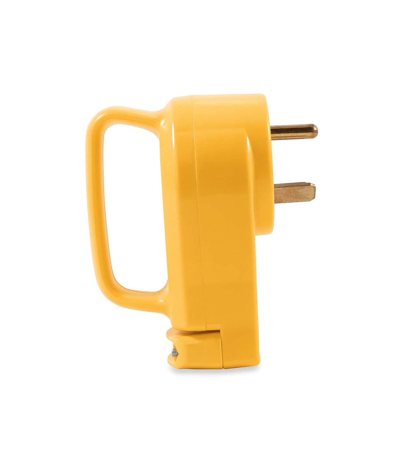 Camco 30 Amp RV Male Replacement Plug with Power Grip Handle ETL Listed