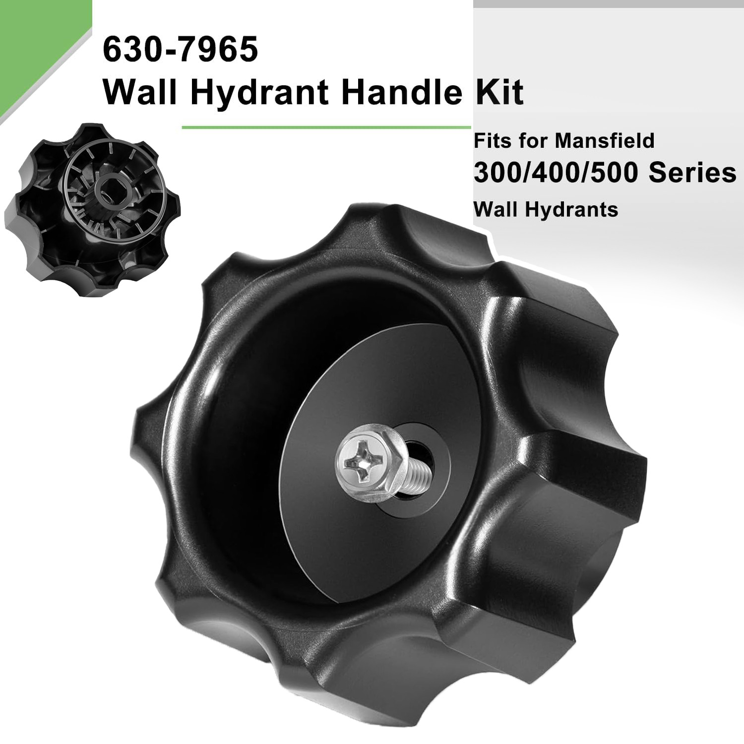 630-7965 Wall Hydrant Handle & Screw Repair Kit for Prier 500 400 300 Series