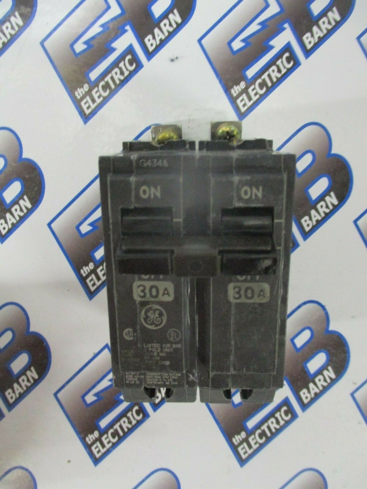 GE THQB2130, 30 Amp, 240 Volt, 2 Pole, Bolt-On Circuit Breaker – WARRANTY