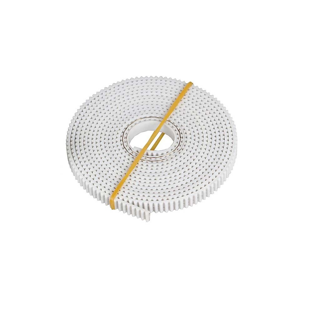 T5 AT5 T10 AT10 Open-ended PU Timing Belt 10-50mm Width White Polyurethane Belt