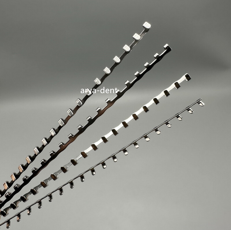 4Pcs/Pack Disposable Dental Ortho Arch Wires Splint Set Repairing Dentures Tool